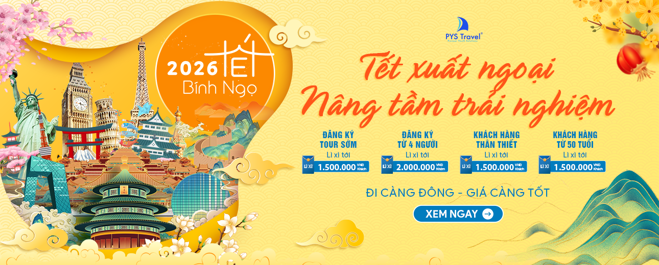 Tour Nước Ngoài Tết Âm lịch 2026