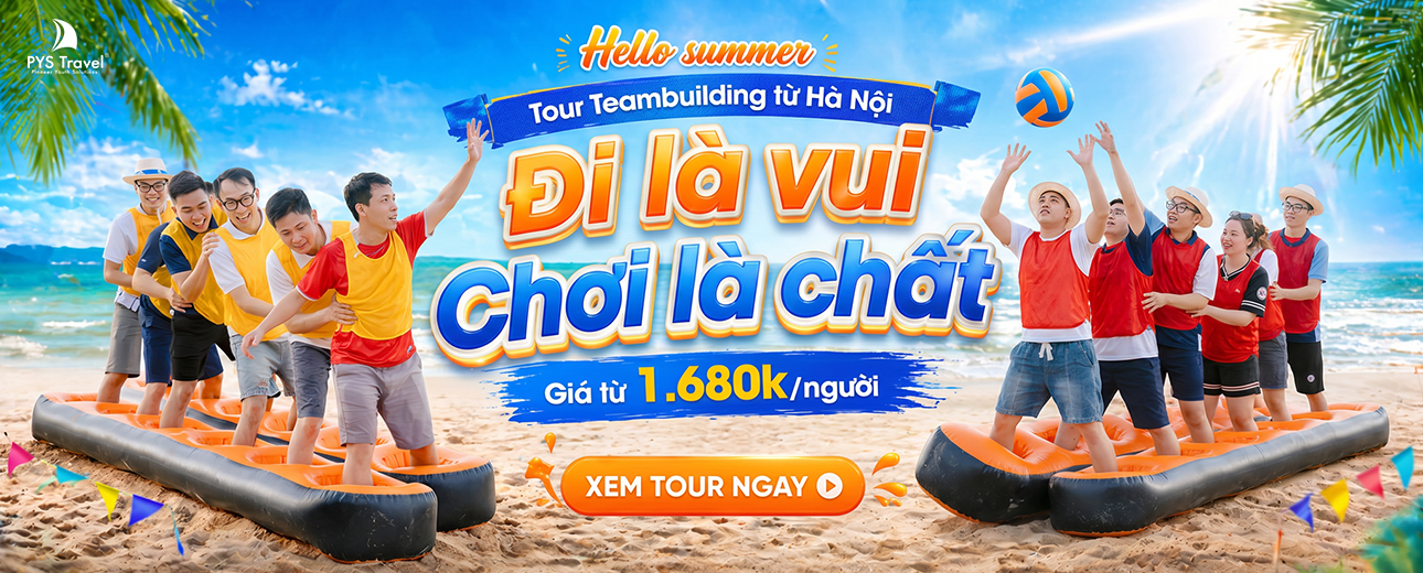 Tour Teambuilding biển hè 2026 từ Hà Nội