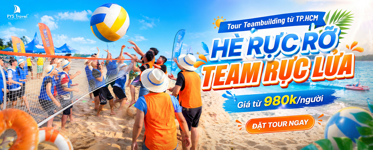 Tour Teambuilding biển hè 2026 từ TP.HCM