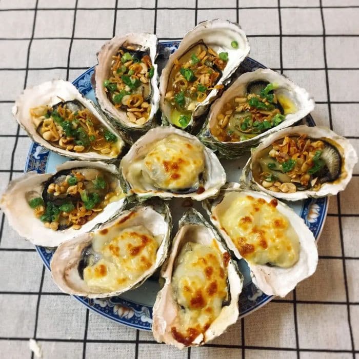 hàu nướng 