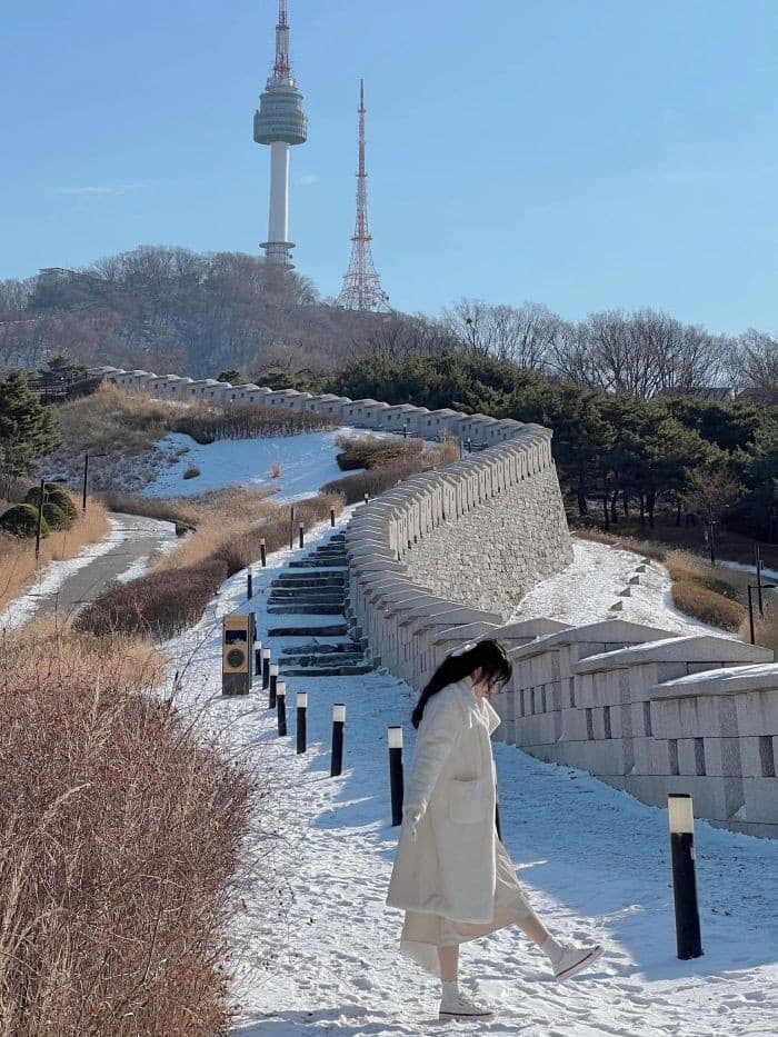 tháp nam san, tour Busan - Seoul - Trượt tuyết Elysian - Incheon 5 ngày 4 đêm từ Hà Nội 