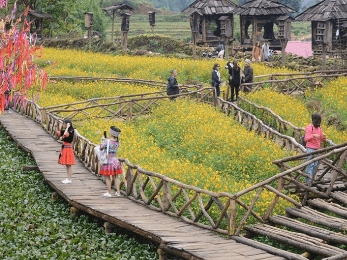 kinh nghiệm đi bản cát cát