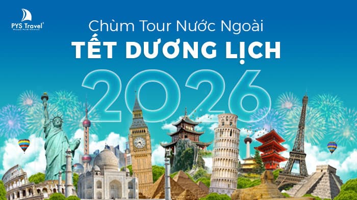 Tour Nước ngoài Tết Dương lịch 2026