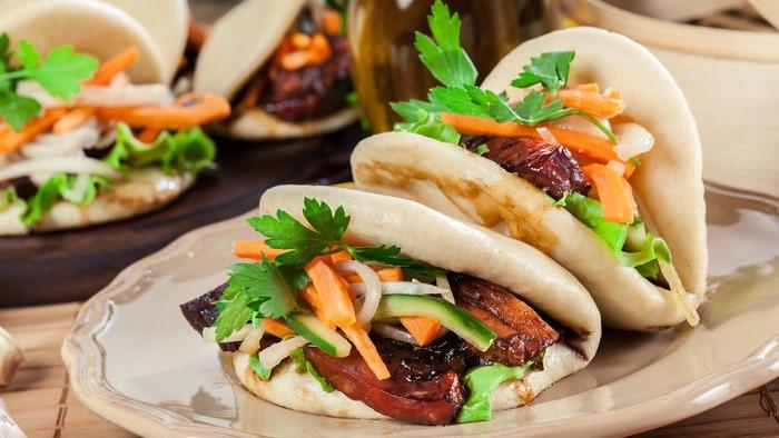 Bánh bao kẹp thịt, đặc sản Đài Bắc