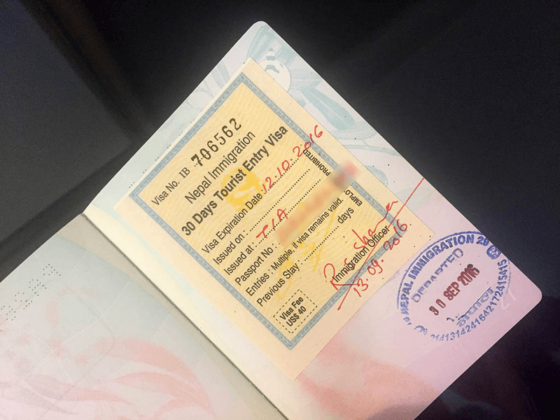 visa du lịch nepal