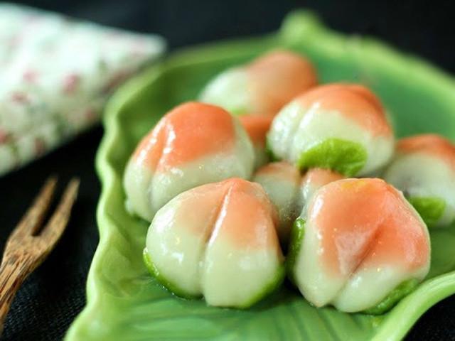 bánh nếp rau củ hakka