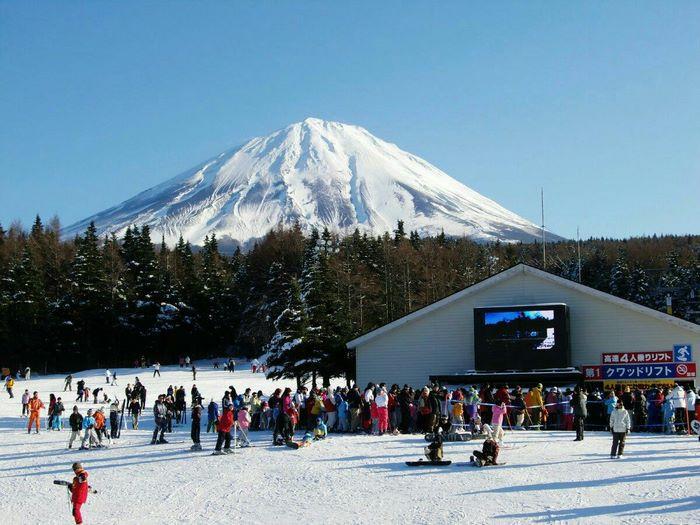 đường trượt tại Fujiten Snow Resort