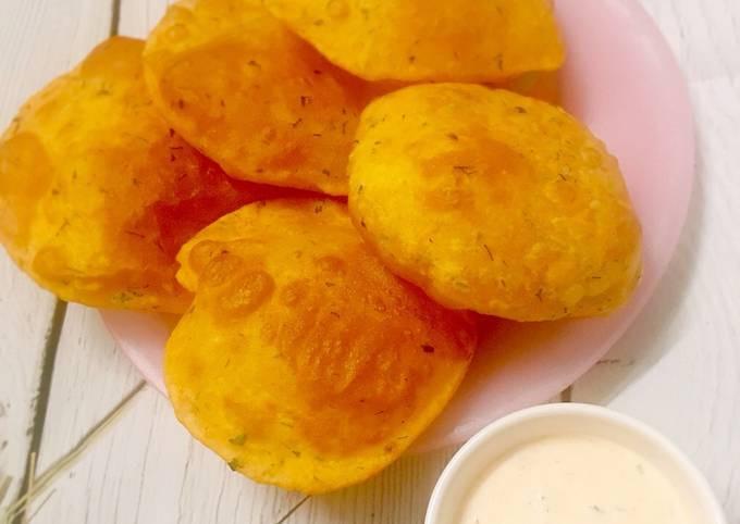 bánh khoai chiên phồng Aloo puri