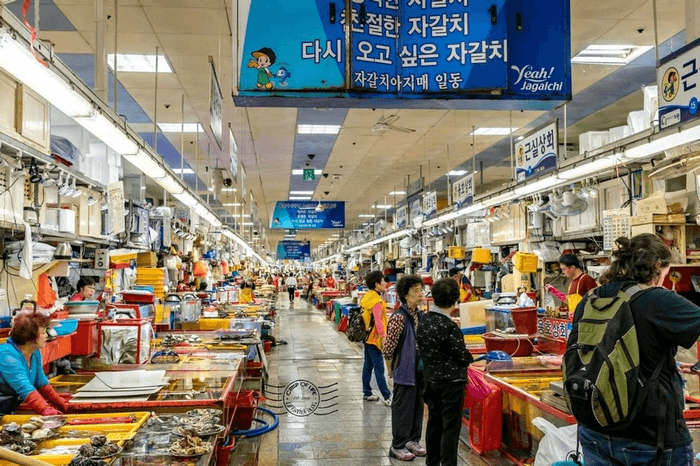  Chợ hải sản Jagalchi, tour Busan