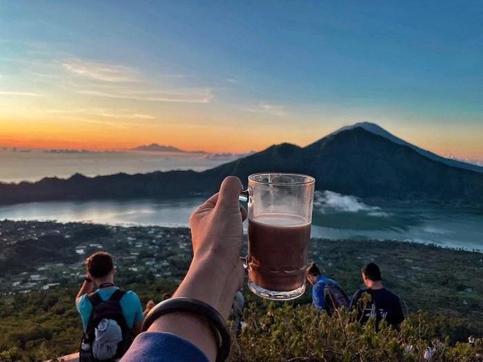 nấu ăn tại núi lửa kintamani