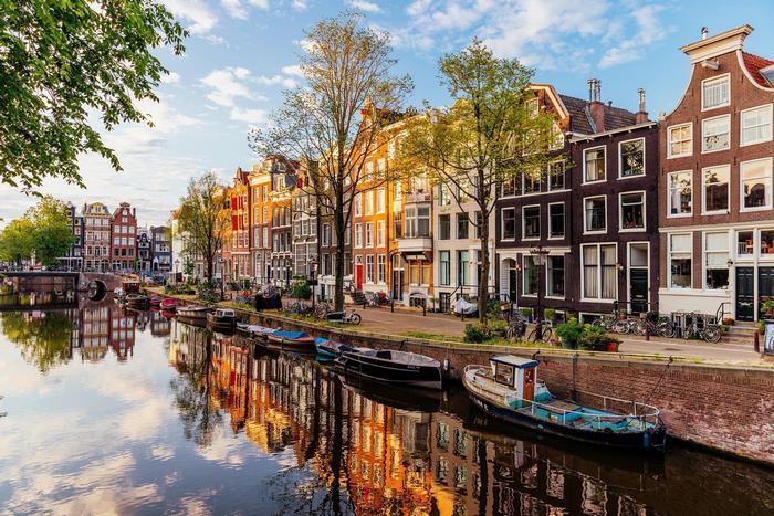 Kênh đào thơ mộng ở Amsterdam