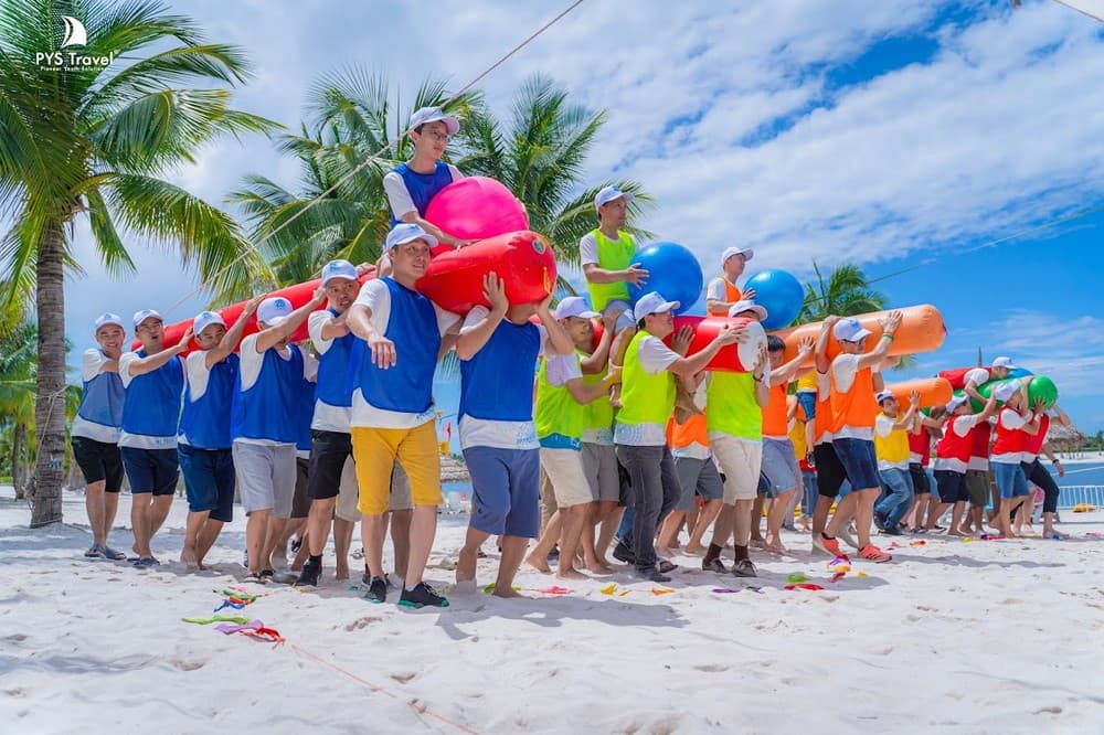 Teambuilding bãi biển