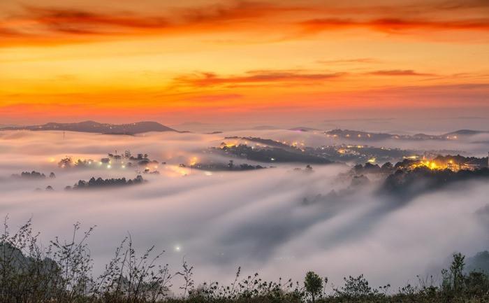 săn mây ở đồi Du Sinh Đà Lạt 