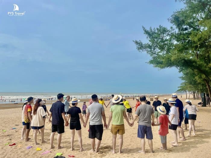 Hoạt động teambuilding trên biển Sầm Sơn 