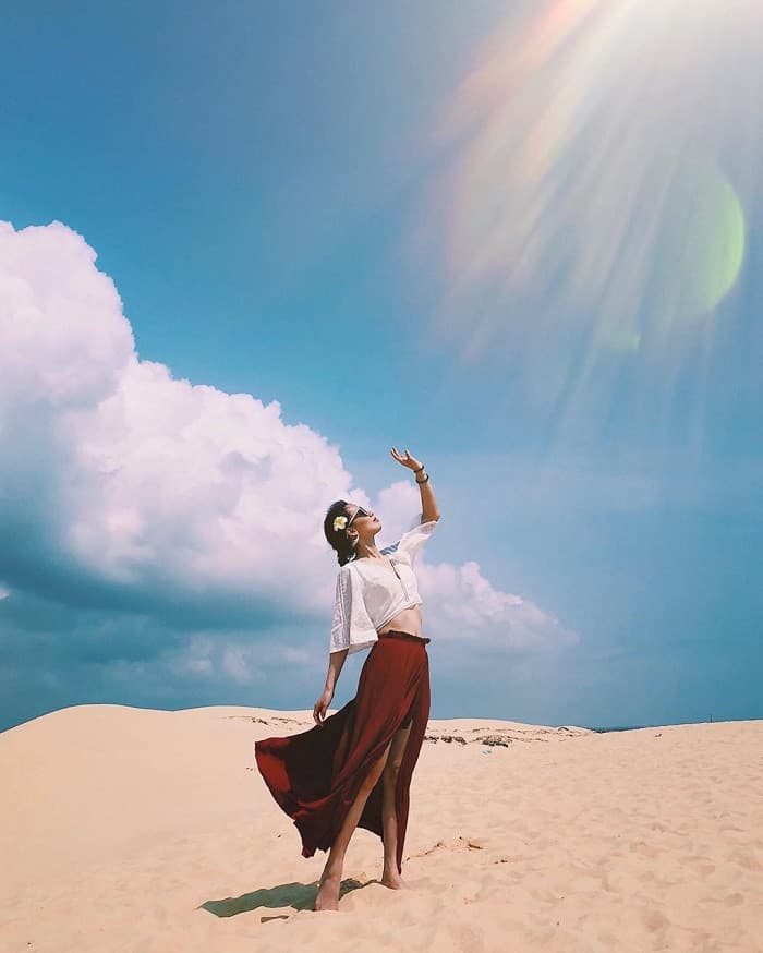 check-in đồi cát