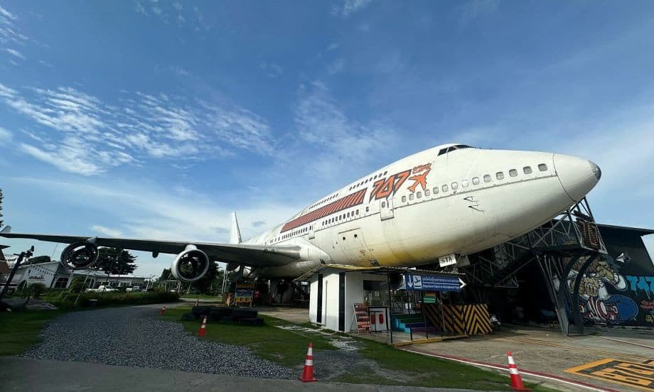 cà phê trên chiếc Boeing 747