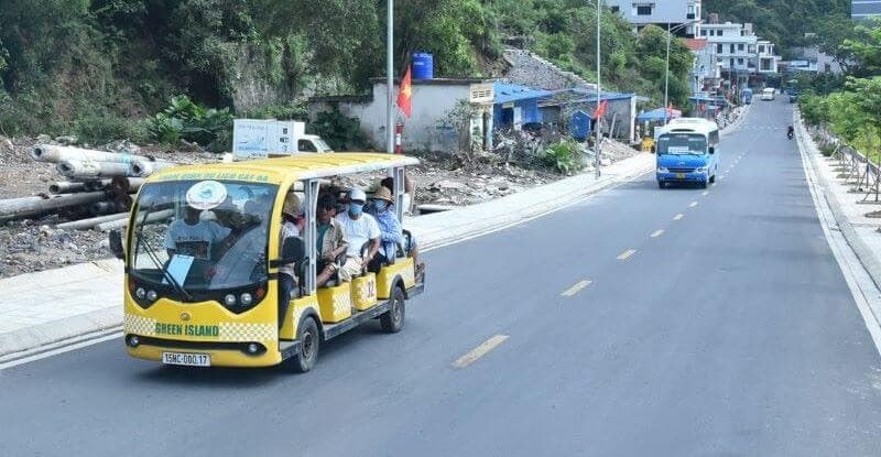 thuê xe điện Cát Bà