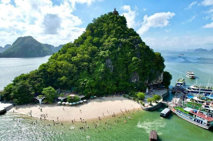 khám phá đảo hoang Hạ Long, đảo Ti Tốp