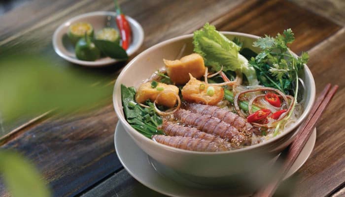 Bún bề bề (tôm tít)