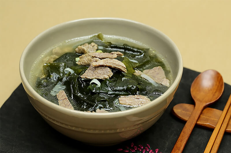 canh rong biển thịt bò quy nhơn