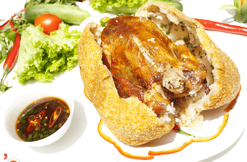 gà nướng lu xôi quy nhơn
