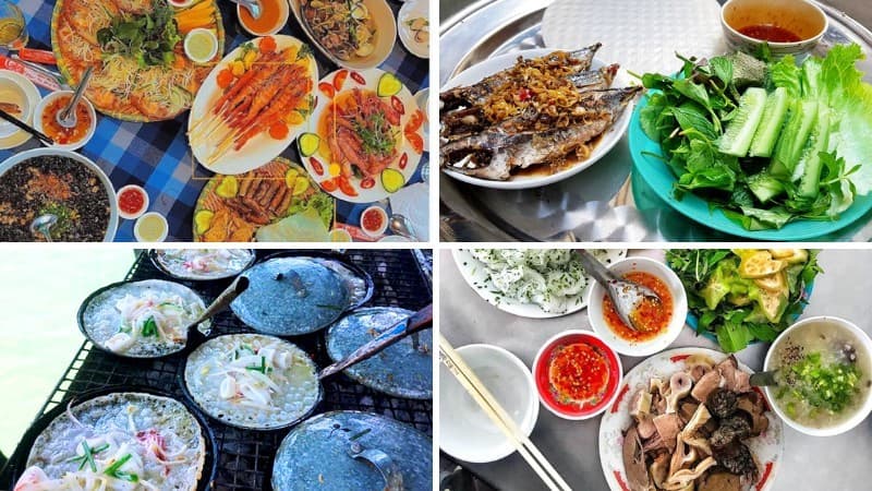 Hải sản tươi ngon tại Nhơn Lý