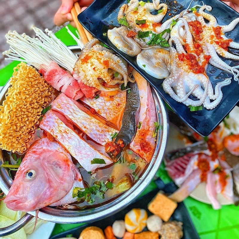 Lẩu cá mú Phú Quốc đậm đà