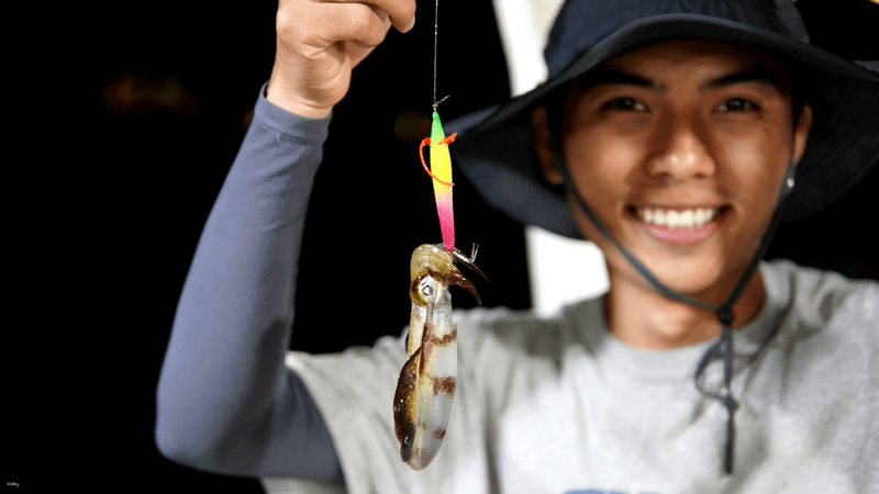 Chuẩn bị tour câu mực Phú Quốc
