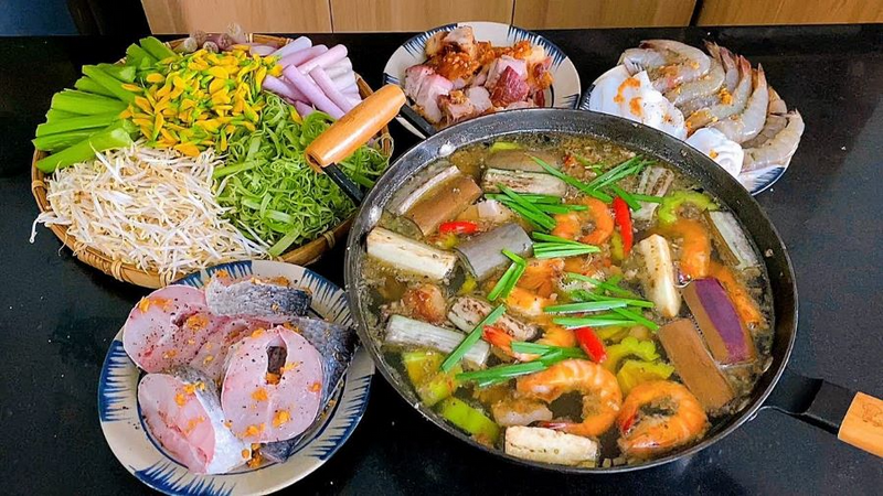 lẩu mắm nam du
