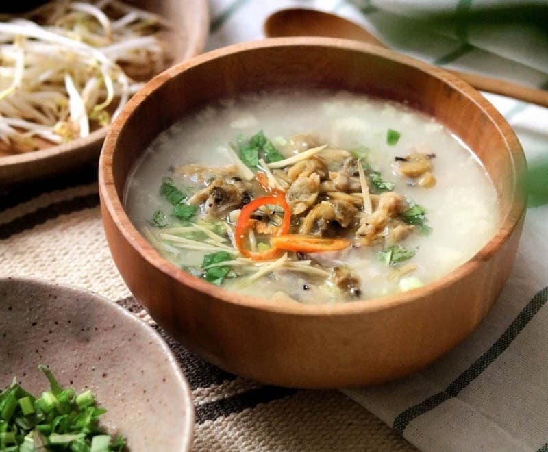 cháo nghêu