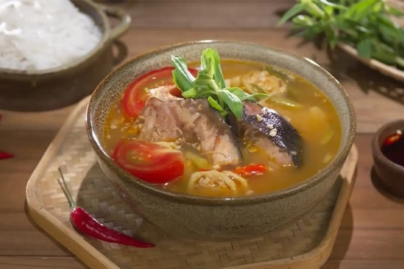 Canh chua cá bớp