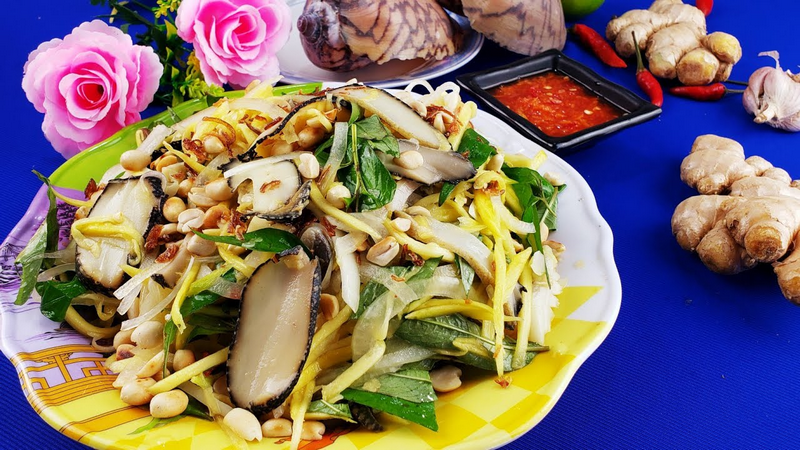 gỏi ốc giác phú quý