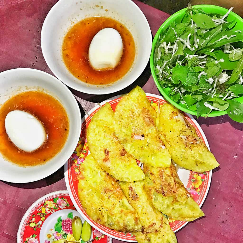bánh xèo mực