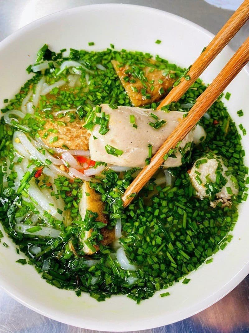 bánh canh hẹ 