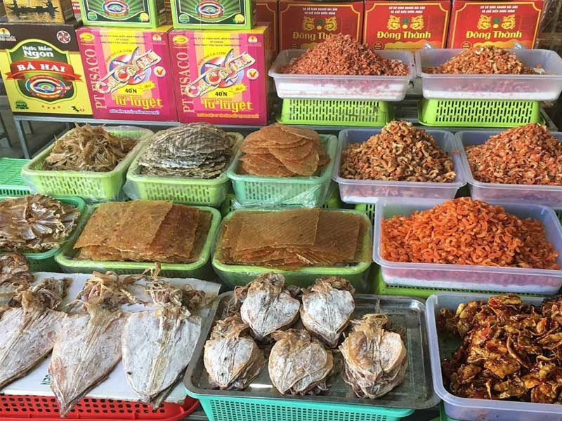 hải sản khô phan thiết