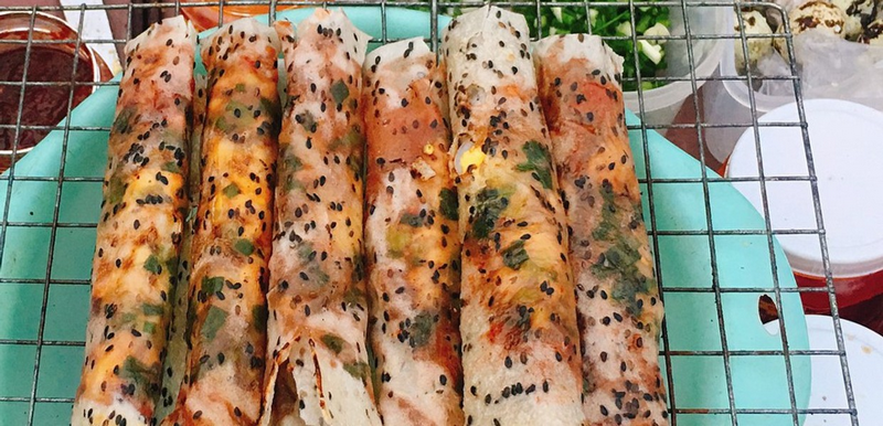 bánh tráng mắm ruốc