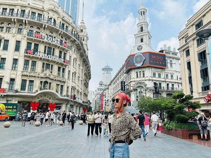 phố đi bộ nam kinh trung quốc