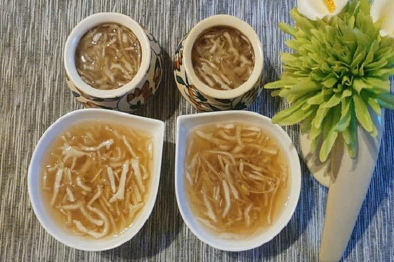 Chè rau câu chân vịt