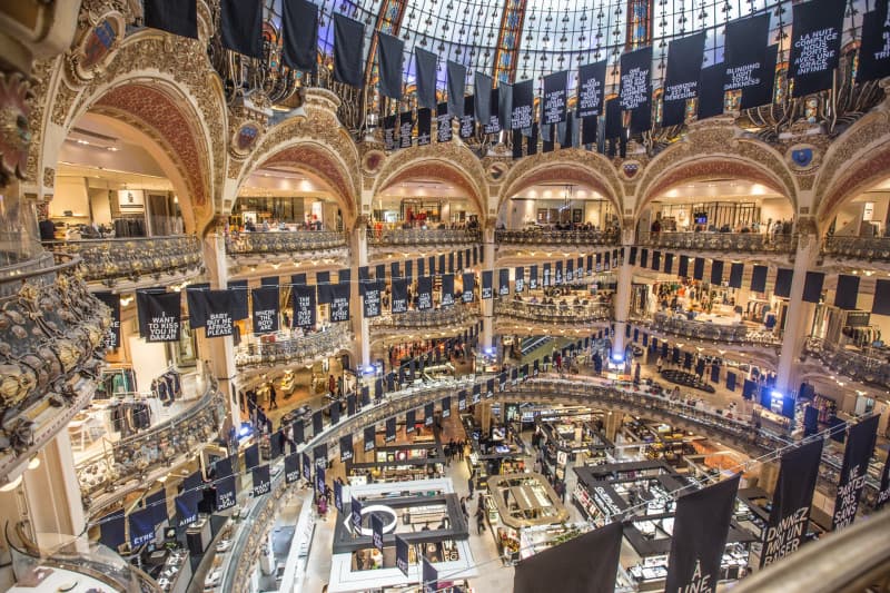 trung tâm thương mại Galeries Lafayette Haussmann