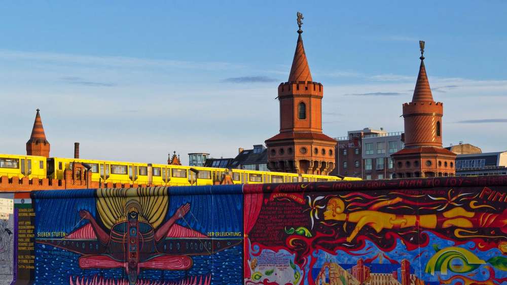 Khu vực East Side Gallery, tour Châu Âu dịp 2/9