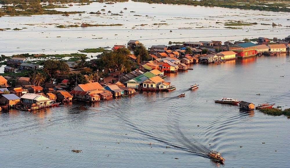 Biển hồ Tonle Sap Cambodia