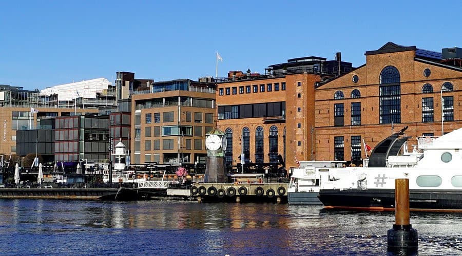 tham quan Aker Brygge