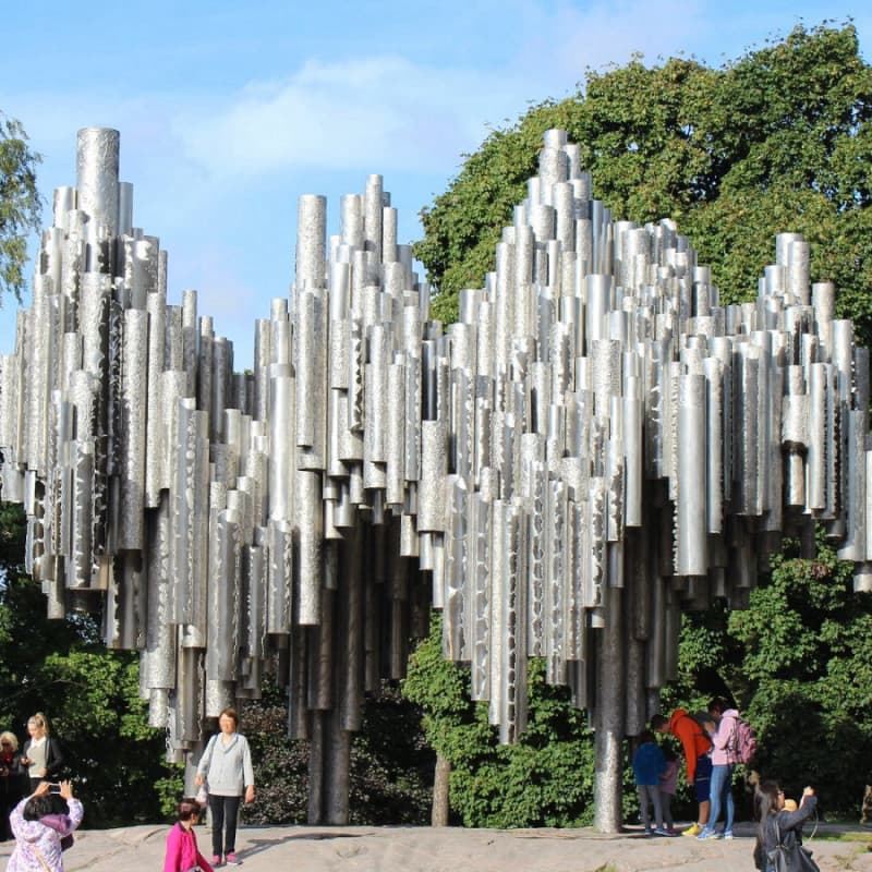 tham quan Sibelius Monument