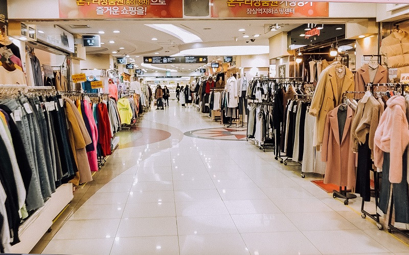 khu mua sắm dưới lòng đất hàn quốc