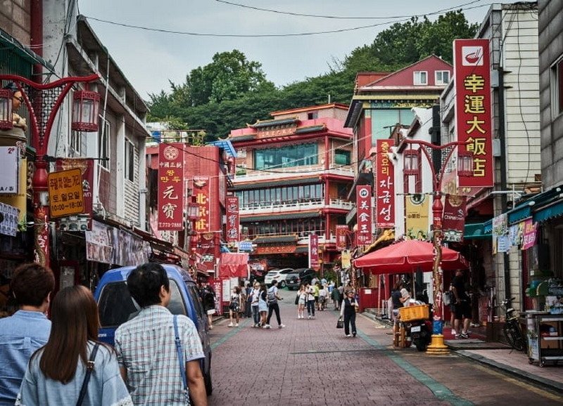 phố tàu ở incheon
