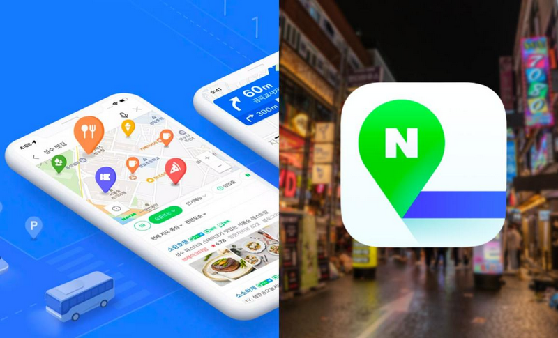 naver map hàn quốc