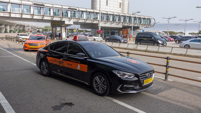 ô tô tại incheon hàn quốc