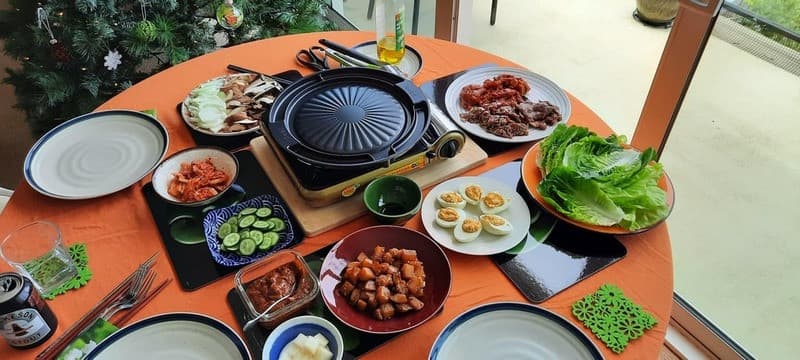Tiec nuong Giang sinh