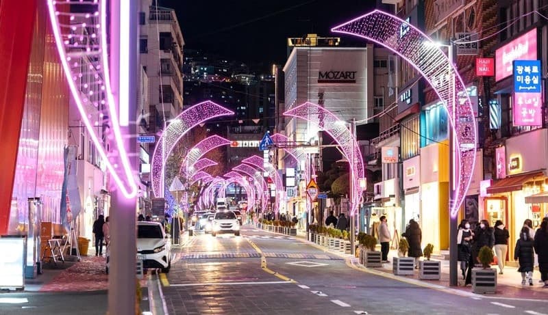 Le hoi Noel Busan