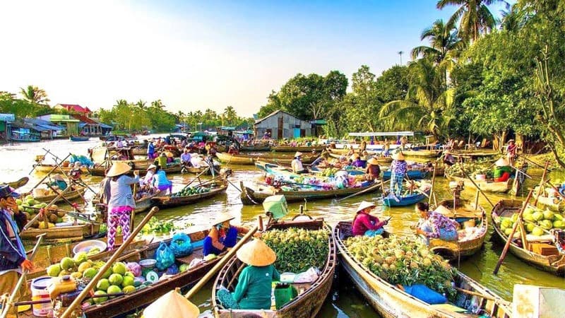 Chợ nổi Cái Răng Cần Thơ